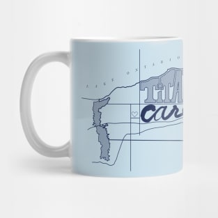 Titans Care - map of Webster Mug